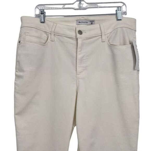 ATHLETA SCULPTEK ULTRA SKINNY JEANS High Rise White Size 18X - Picture 3 of 8
